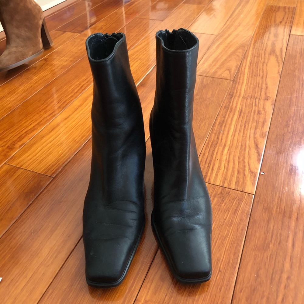 Stuart Weitzman Square Toed Classic Boot - image 1